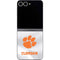 Clemson University White Jersey Galaxy Z Flip6 Skin